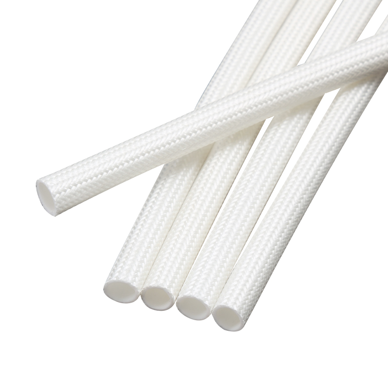 Silicone Fiberglass Sleeve High Temperature Resistant Silicone Coated Glass Fiber Braided Sleeve